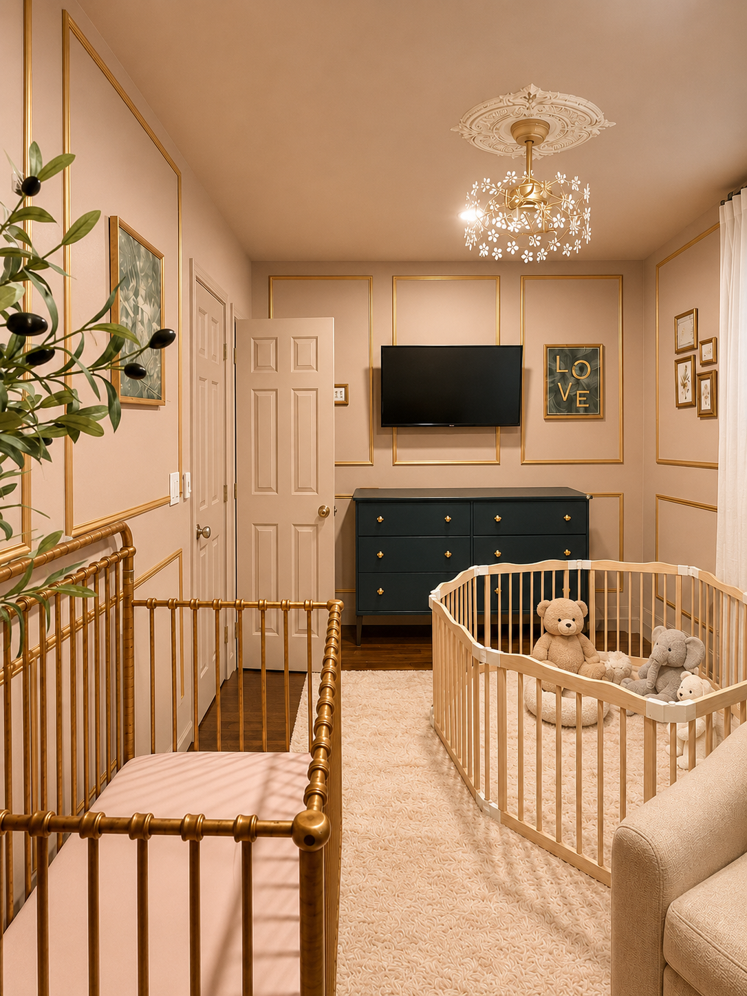 The Blush Nursery by Toni Montague Designs